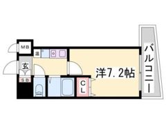 エスリード三宮の間取り画像