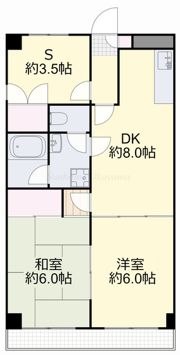 上杉第3ビル野田の間取り画像