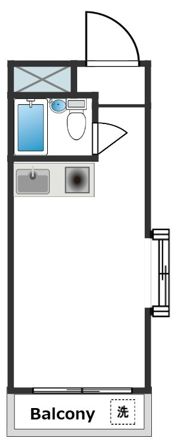 パークアベニュー立川の間取り画像