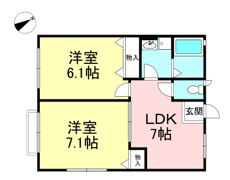 ラポールハイツの間取り画像