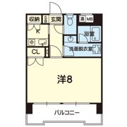 ｼﾃｨﾏﾝｼｮﾝ水前寺駅通り 502号の間取り画像