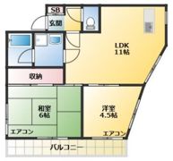 一色館(いっしきかん）の間取り画像