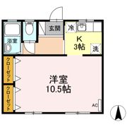 新浜マンションの間取り画像