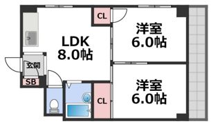 アーデル北巽の間取り画像