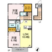 ソレイユ A棟の間取り画像