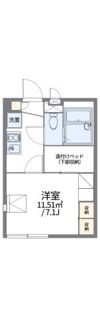 レオパレス杉山の間取り画像