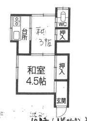 国玉アパートの間取り画像