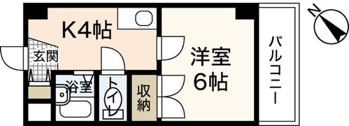 コーポエコードの間取り画像