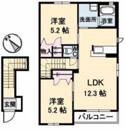 ラ パルテール旭川 参番館の間取り画像