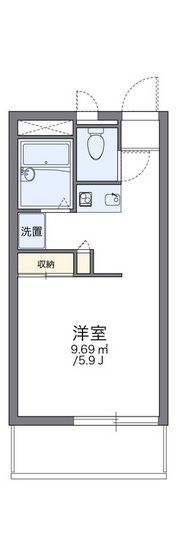 レオパレスフレア駅元町の間取り画像