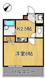 ヴィラアカデミアの間取り画像