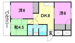 オックスフォードサーカス一番町の間取り画像