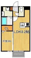 ファープレイス小倉西B棟の間取り画像