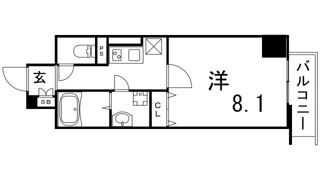 ボンニー元町の間取り画像