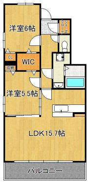 グレイス早川IIの間取り画像