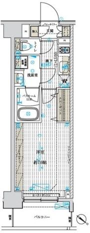 フュージョナル浅草FORESTの間取り画像