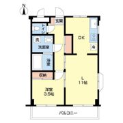 フィフティストームマンション4thの間取り画像