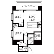 スプランディッド玉造の間取り画像