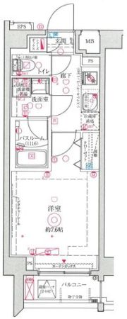 クレヴィスタ武蔵中原Ⅱの間取り画像