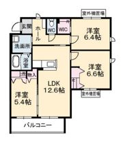 グランマスト高柳 A棟の間取り画像