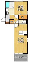 D-room KasumiIIの間取り画像
