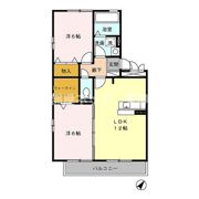 セジュールM Bの間取り画像