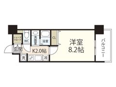 グラビスコート舟入中町の間取り画像