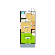 グリーンコーポの間取り画像