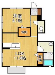 アミコート藤松の間取り画像