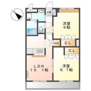 ガーデンヒルズNAKAYAMA壱番館の間取り画像