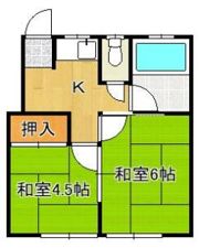 つるや荘の間取り画像