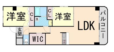 アルンハイム芦屋の間取り画像