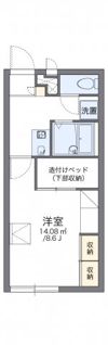 レオパレス花園の間取り画像