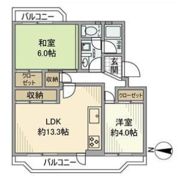 江坂住宅壱号棟の間取り画像