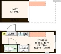 グランシエロ新高円寺の間取り画像