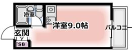 コーポ春日の間取り画像