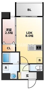 MODERN PALAZZO 長崎 Centralの間取り画像