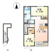 ハレクラニの間取り画像