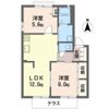 ディアス庭瀬 A棟の間取り画像