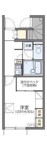 レオパレスメゾンアジュールの間取り画像