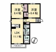 シャーメゾングランデの間取り画像