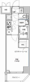 ハーモニーレジデンス東京イーストサイドの間取り画像
