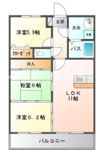 ピオーネハイツの間取り画像