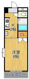 松井ビル(折尾)の間取り画像