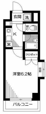 コーポひばりの間取り画像