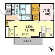 ラ・トゥール山城西 A棟の間取り画像