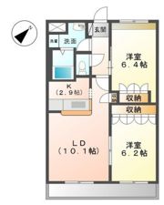 ハピネス ガーデンの間取り画像
