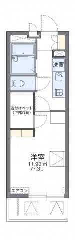 レオパレスザ フィールドの間取り画像