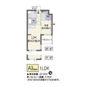 アーバングランデ吹田の間取り画像