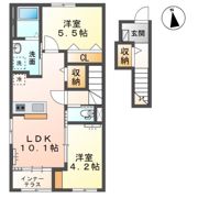 ソランジュの間取り画像